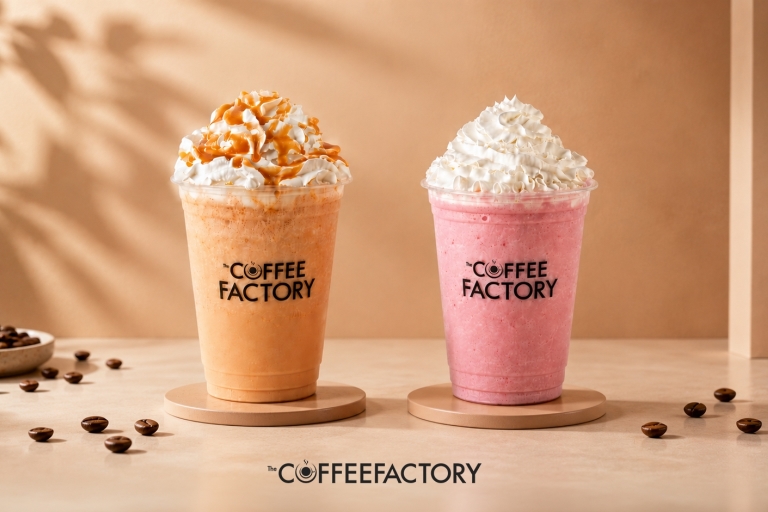 Coffee Factory�den Yaza Tatl� Dokunu�lar  Strawberry Chocolate Cream ve Caramel Waffle Cream